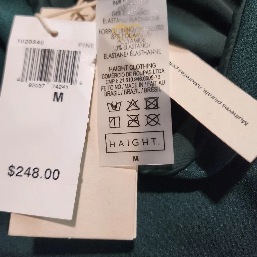 Haight Mika Crepe One Piece In Pine - Picture 6 of 6